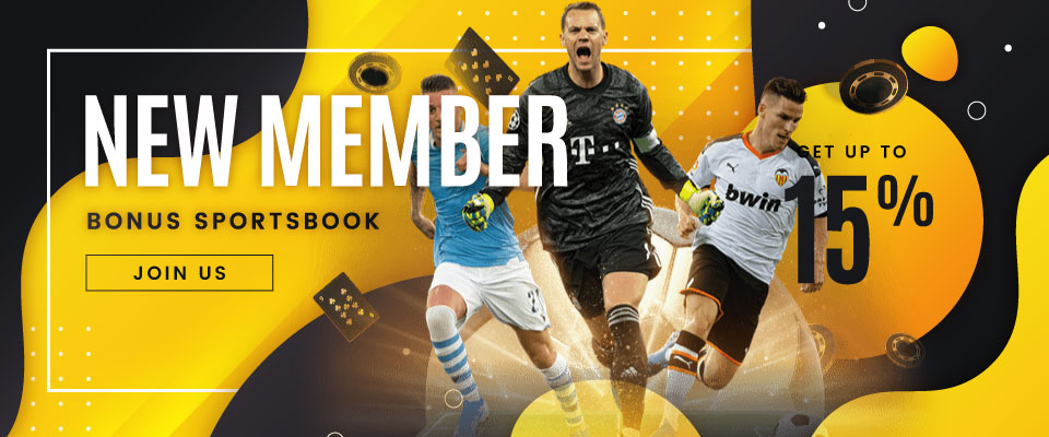 BONUS NEW MEMBER SPORTSBOOK 15% - STARBET388